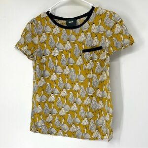 Maeve women’s t shirt birds size 0